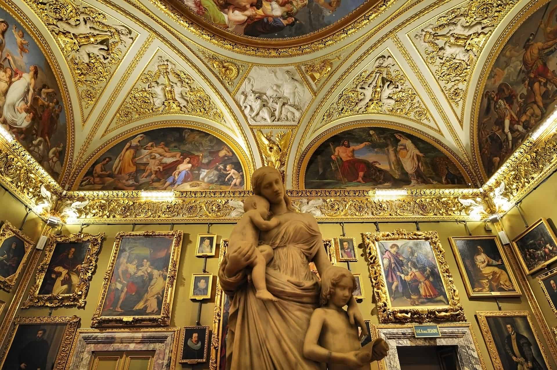 interieur palazzo pitti visiter florence un jour