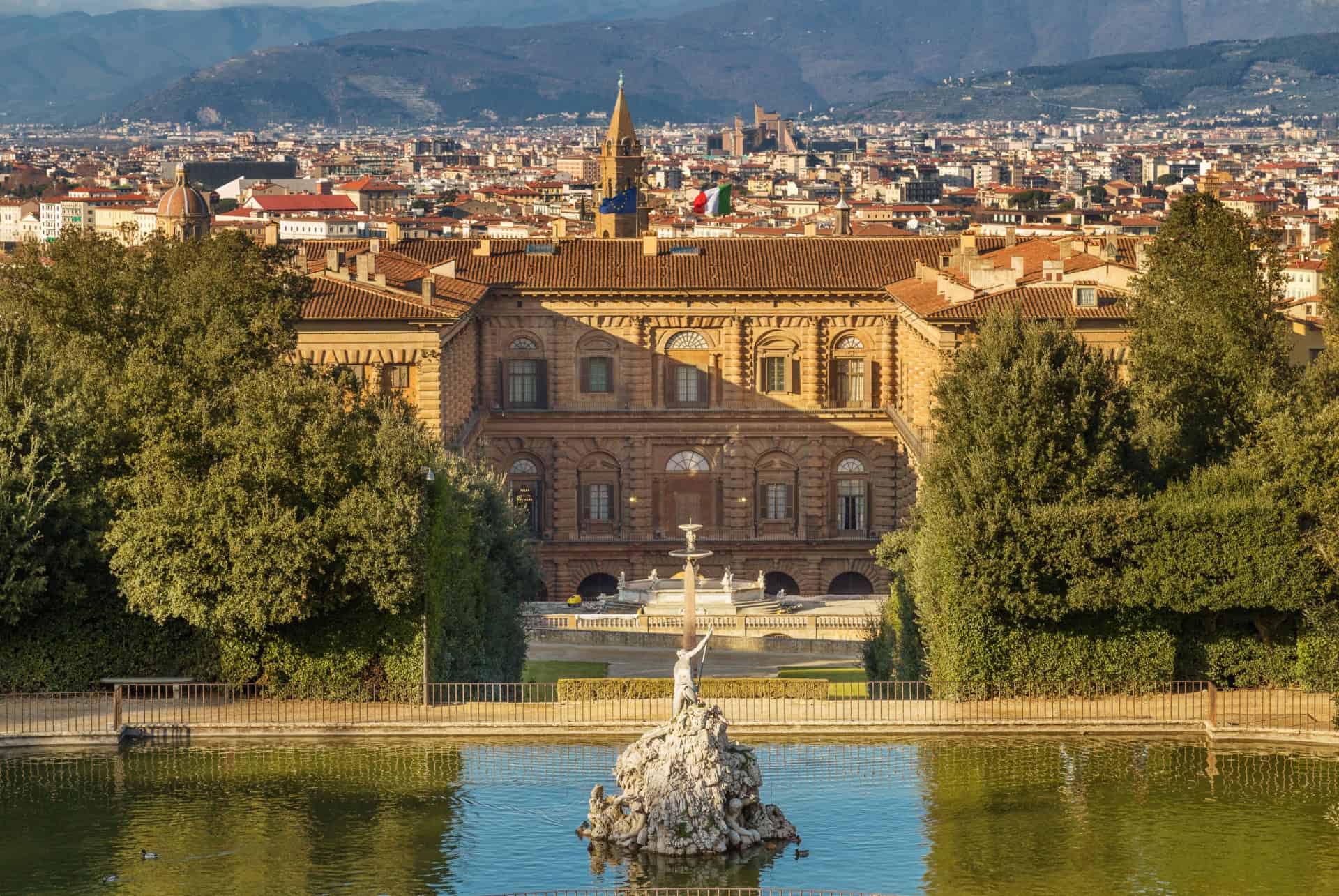 palazzo pitti vue aerienne