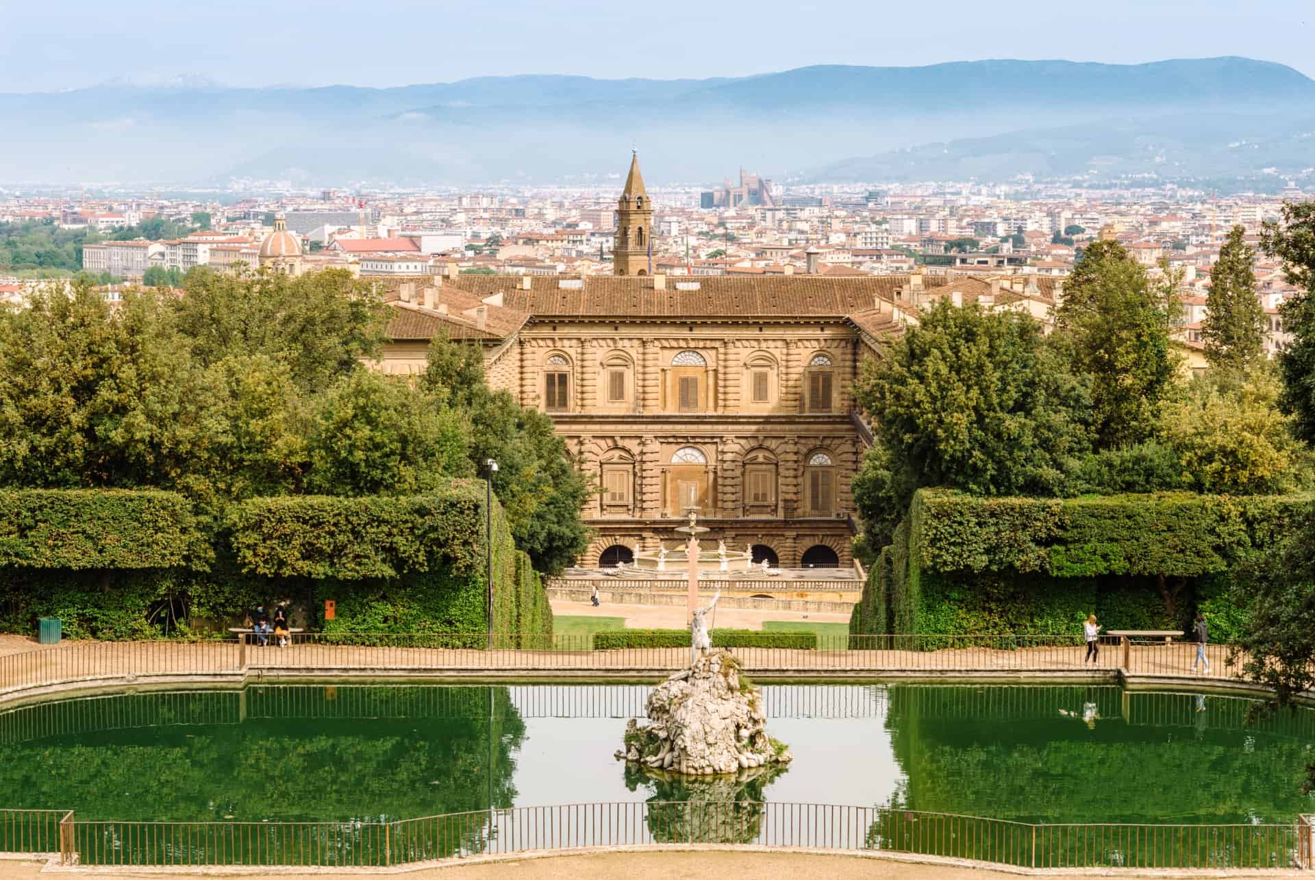 palais pitti depuis jardin boboli