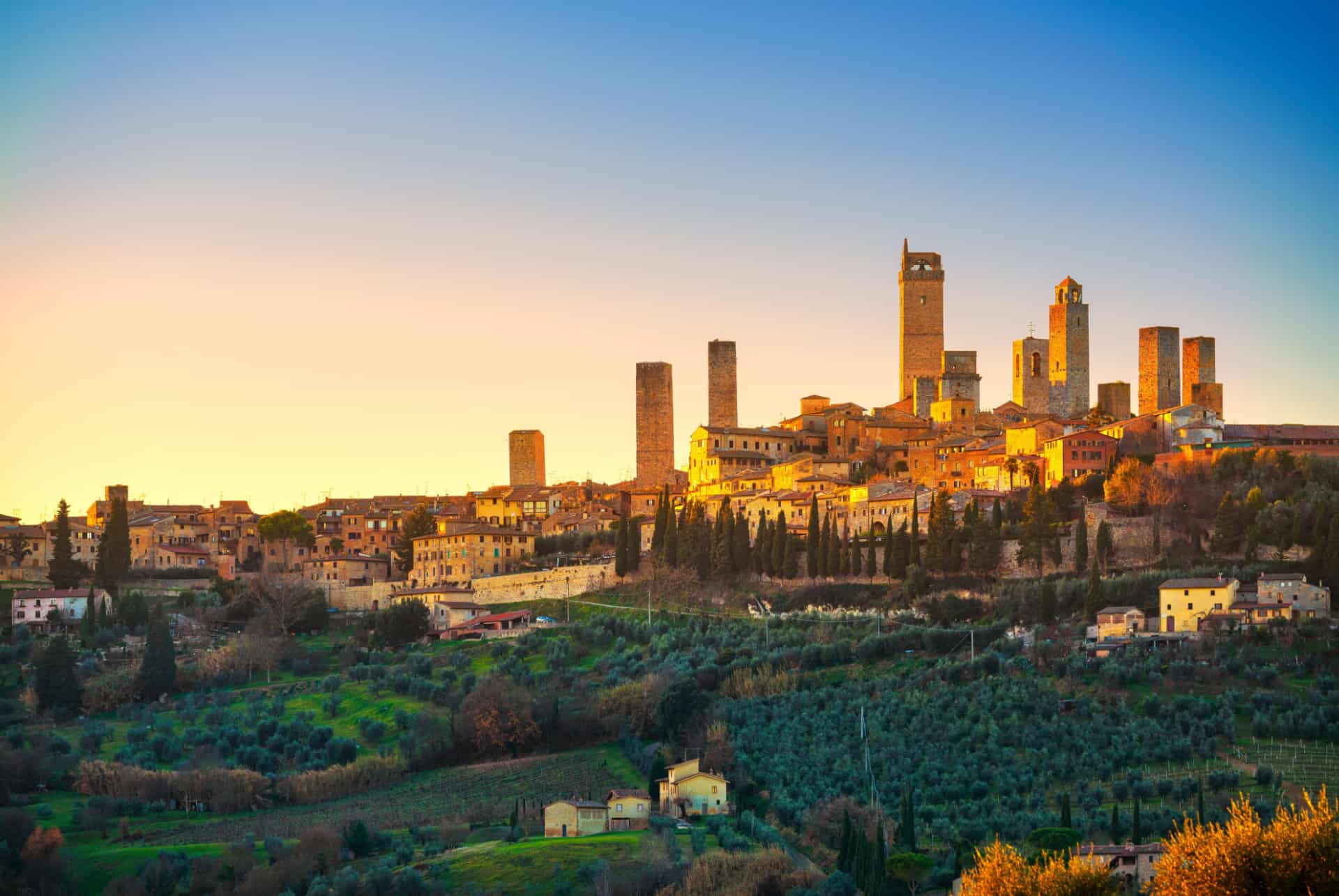 san gimignano road trip toscane