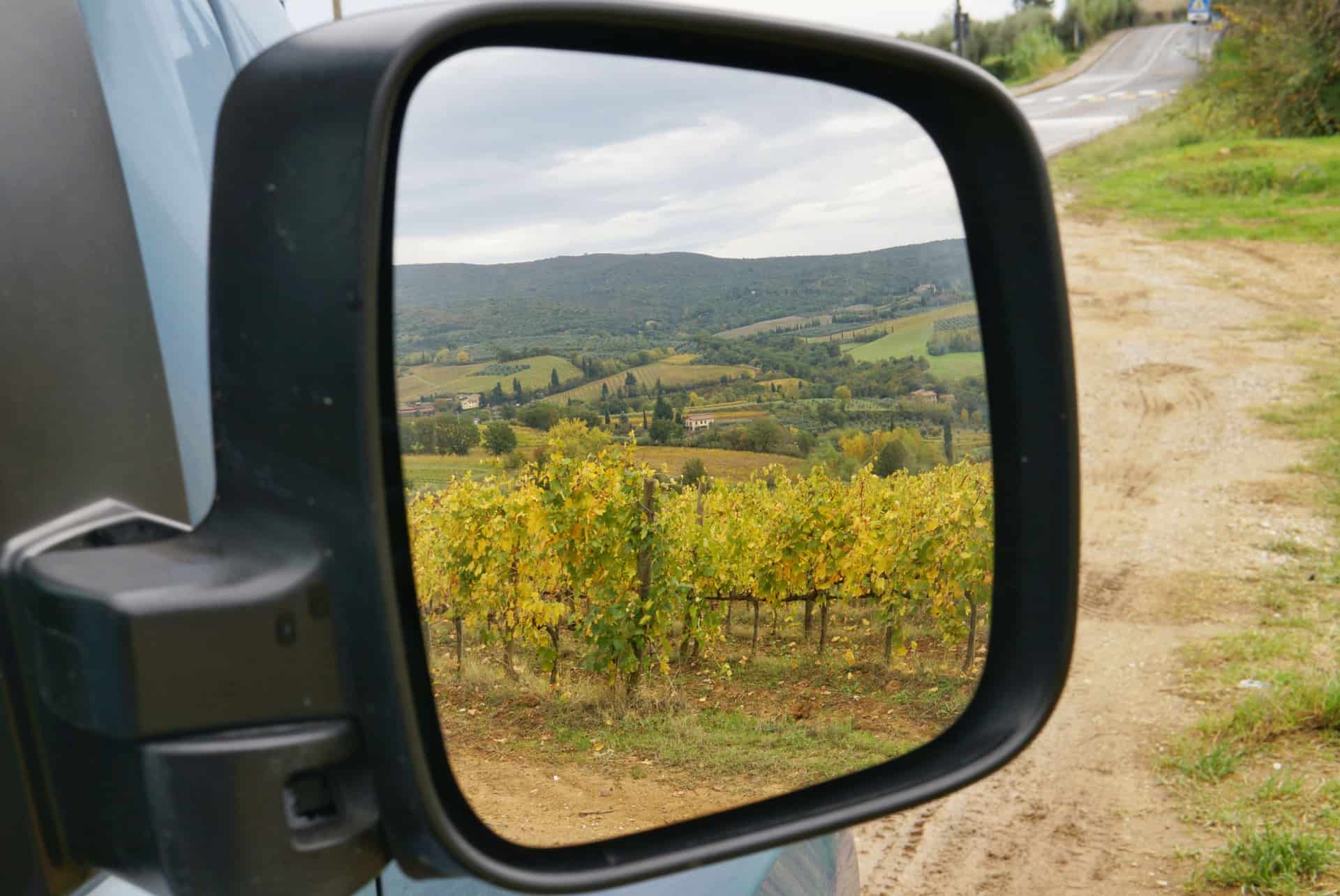 voiture road trip toscane