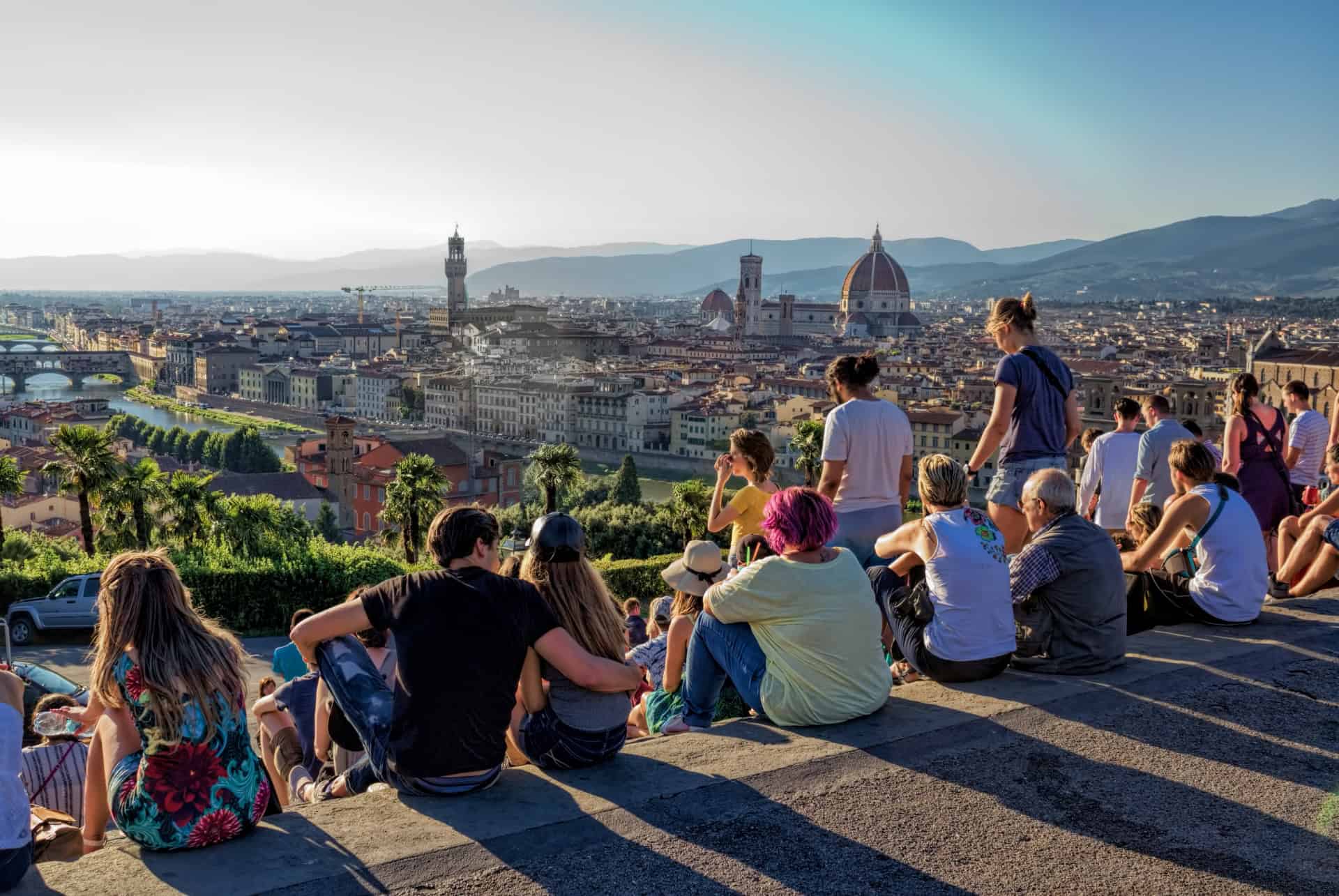 florence en juillet piazzale michelangelo florence en juillet piazzale michelangelo