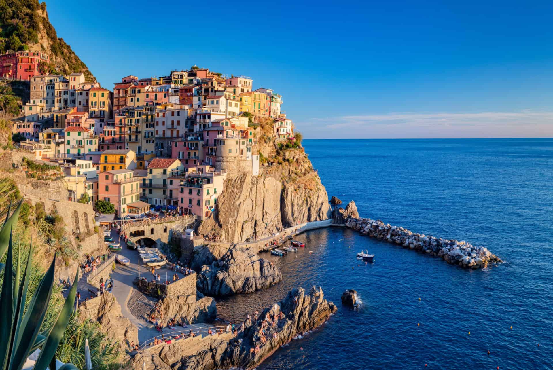 manarola vue plongee manarola vue plongee