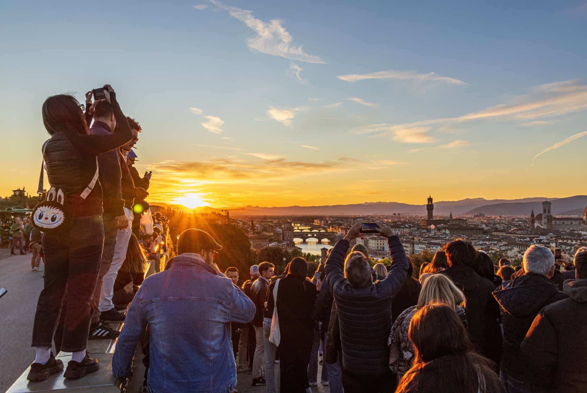 coucher de soleil piazzale michelangelo