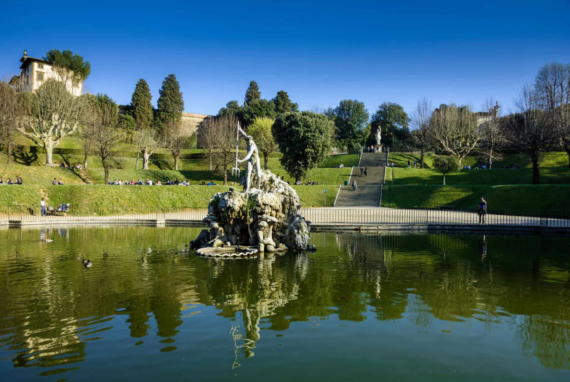 fontaine de neptune jardin de boboli fontaine de neptune jardin de boboli