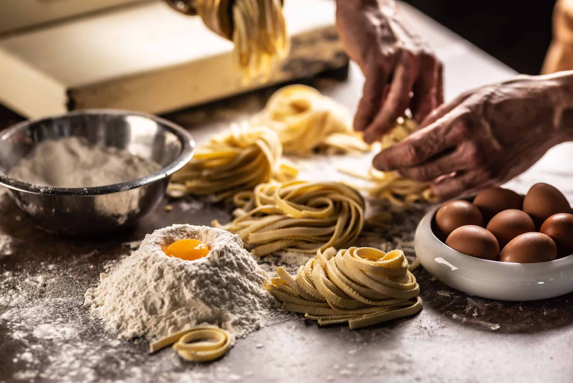 atelier préparation des pâtes à florence en 5 jours