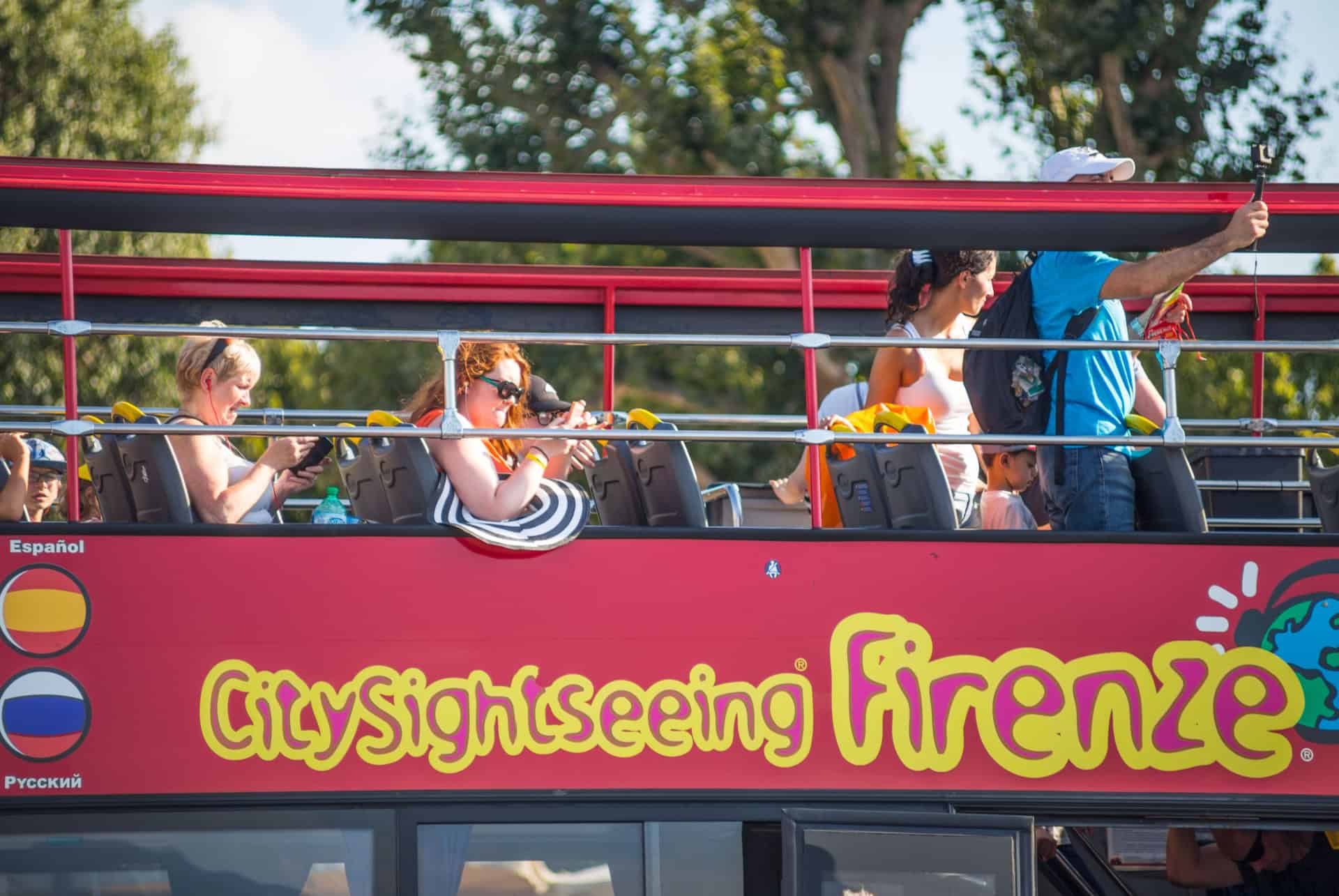 bus touristique a arrets multiples florence